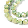 Anti-Tarnish Electroplate Glass Beads Strands EGLA-T021-8mm-15-12-3