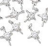 SHEGRACE Brass Clear Cubic Zirconia Pendants XGRQ3K956-566P-1
