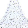 6 Yards Flower Pattern Milk Fiber Mesh Fabric DIY-NB0014-82C-1