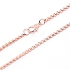 Iron Box Chain Necklace Making NJEW-WH0007-01A-2