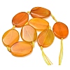 Natural Yellow Agate Beads Strands G-A321-H04-01-5