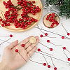 200Pcs Foam Artificial Red Holly Berries Model AJEW-GF0012-34-3