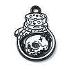 Halloween Theme Alloy Enamel Pendants FIND-Q102-01C-1