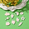 10Pcs 10 Style Spray Painted Alloy Enamel Pendants ENAM-YW0002-64-5