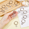 16Pcs 8 Style Pentacle & Triple Moon & Star of David Alloy Shoe Charms HJEW-AB00638-3