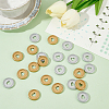 32Pcs 2 Colors ABS Buttons FIND-AN0001-56-7