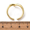 Brass Cuff Ring Components KK-NH0007-12G-3