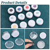 Column Plastic Loose Diamond Storage Screw Top Foam Gem Jars CON-HY0001-04A-4