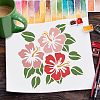 Large Plastic Reusable Drawing Painting Stencils Templates DIY-WH0172-603-7