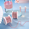 2 Roll Electrophoresis Iron Rhinestone Strass Chains CHC-TA0001-38A-7
