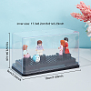 Transparent Plastic Building Block Model Display Boxes ODIS-WH0001-08-2