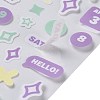 PET Plastic Stickers LS-DIY-H168-01D-3