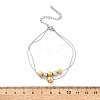 304 Stainless Steel Rolo Chain Multi-layer Bracelets for Women BJEW-D337-01A-GP-5