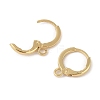 Brass Hoop Earrings Finding KK-Q822-01G-2