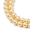 Electroplated Shell Pearl Beads Strands BSHE-G041-6mm-01-3