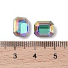 Glass Rhinestone Cabochons RGLA-L029-03A-BBLA-3