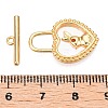 Brass Toggle Clasps KK-N254-153G-4