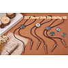  DIY Flower Bolo Tie Making Kit DIY-PJ0001-38-15