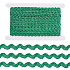 3 Rolls Polyester Wavy Fringe Trim Ribbon OCOR-GF0004-46B-6