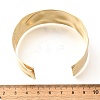 Rack Plating Brass Wide Cuff Bangles BJEW-D057-03G-5
