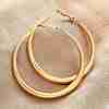 304 Stainless Steel Hoop Earrings X-EJEW-Z093-01G-01-3