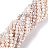 Natural Cultured Freshwater Pearl Beads Strands PEAR-N014-04L-3