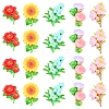 25Pcs 5 Styles Opaque Resin Cabochons RESI-FS0001-97-1