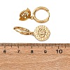 5Pcs 304 Stainless Steel Crystal Rhinestone Hoop Earrings EJEW-G447-04G-5