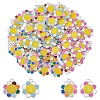 80Pcs 4 Colors  Alloy Enamel Charms FIND-DC0003-44-6