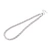 6.5MM 304 Stainless Steel Braided Herringbone Chain Necklaces NJEW-N058-17P-1