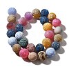 Natural Weathered Agate(Dyed & Heated) Beads Strands G-H091-A01-01-2