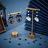 20Pcs 304 Stainless Steel Ball Post Stud Earring Findings STAS-SC0006-53-4