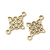 304 Stainless Steel Viking Knot Links Connector Charms STAS-A141-03G-2