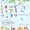 ARRICRAFT DIY Animal Earring Making Kit DIY-AR0003-34-2