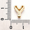 Brass Micro Pave Cubic Zirconia Charms KK-N254-217G-Y-3