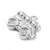 Brass Micro Pave Cubic Zirconia Pendants LS-KK-K276-05P-2