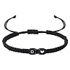1Pc Adjustable Nylon Cord Braided Bracelets for Women Men BJEW-LP0001-31A-O-1