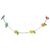 Glass Beaded Necklaces NJEW-TA00173-01-1