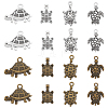 SUNNYCLUE 80Pcs 8 Style Tibetan Style Alloy Pendants FIND-SC0007-31-1