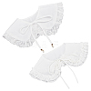 2Pcs 2 Styles Detachable Embroidered False Collars DIY-HY0001-95-1