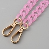 Acrylic Imitation Jelly Curb Chain Link Purse Chains FIND-WH0126-257C-2