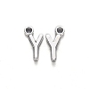 Tibetan Style Alloy Pendants TIBE-S108-108Y-AS-RS-2