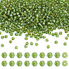 Picasso Baking Paint Glass Seed Beads SEED-TA0001-62E-1