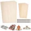 Olycraft Rectangle Basswood Plywood WOOD-OC0001-66-1