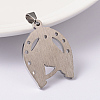 Non-Tarnish 304 Stainless Steel Pendants STAS-K162-099P-2