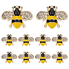 Bee Enamel Pins JEWB-WH0030-105A-1