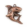 Tibetan Style Alloy Pendants AL-CBA2376-29R-2