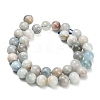 Natural Aquamarine Beads Strands G-F591-29A-10mm-03-3