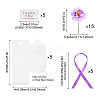 Clear PVC Candy Gift Packaging Boxes with Ribbon & Artificial Flower CON-TAC0001-20E-4