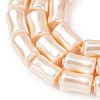Electroplate Opaque Glass Imitation Pearl Beads Strands EGLA-H113-07B-3